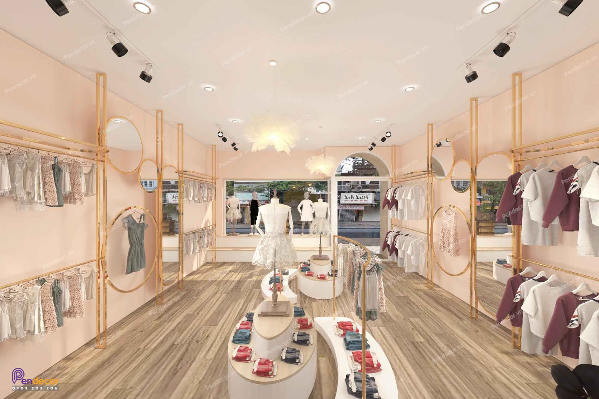 Thiết Kế Shop Thời Trang Trẻ Em Anne