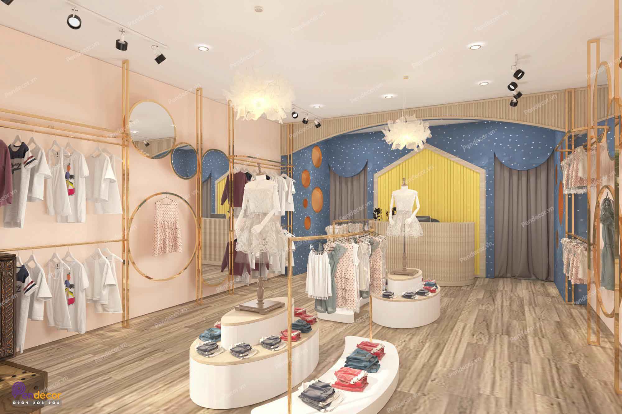 Thiết Kế Shop Thời Trang Trẻ Em Anne