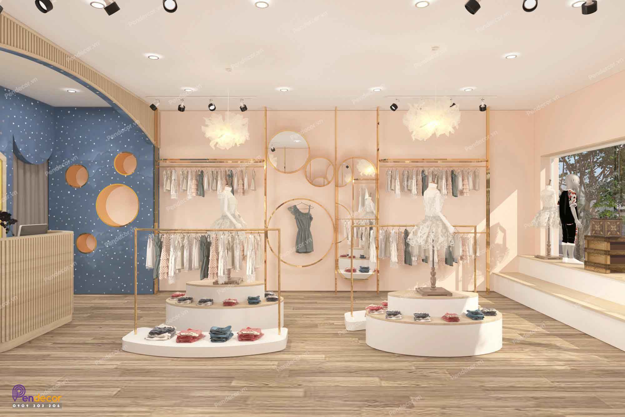 Thiết Kế Shop Thời Trang Trẻ Em Anne