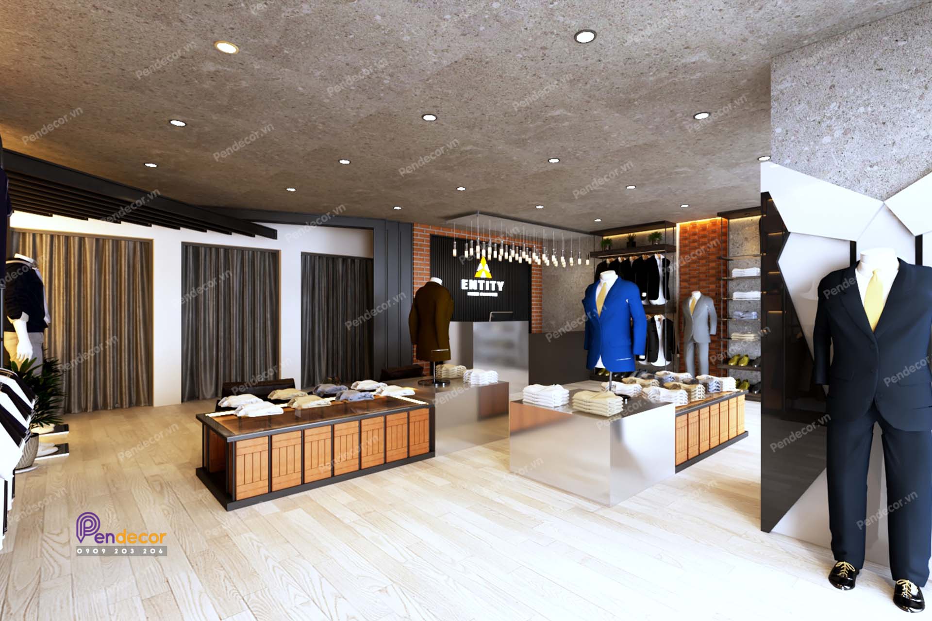 Showroom Thời Trang Nam Entity