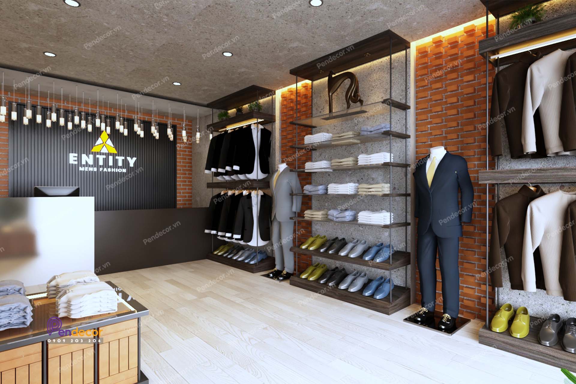 Showroom Thời Trang Nam Entity