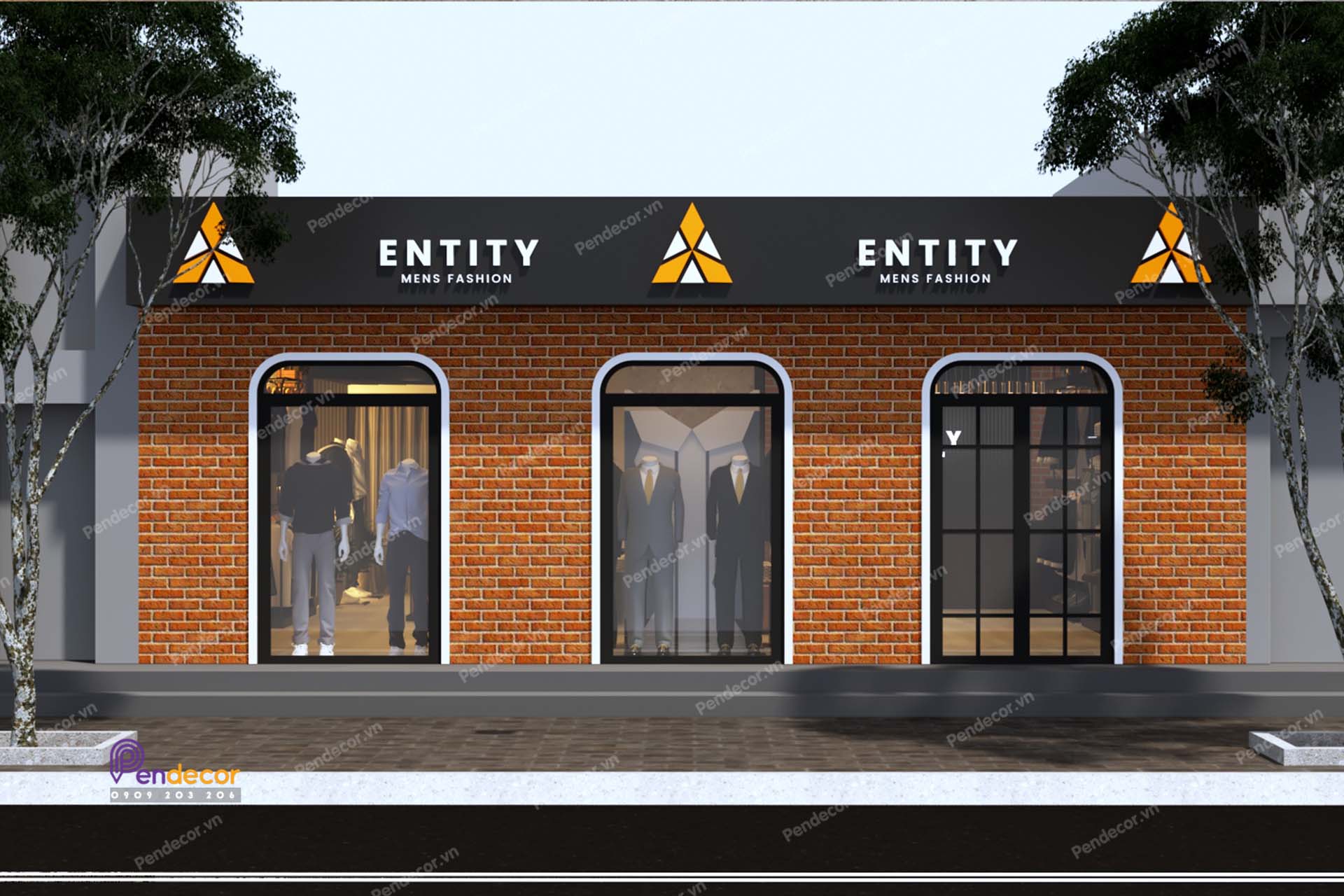 Showroom Thời Trang Nam Entity