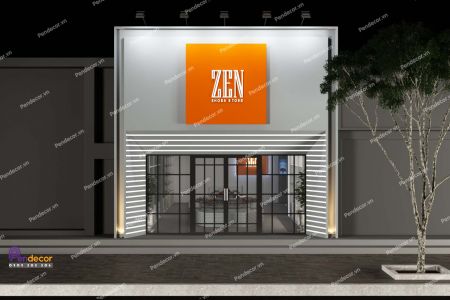 Thiết Kế Shop Giày Zen