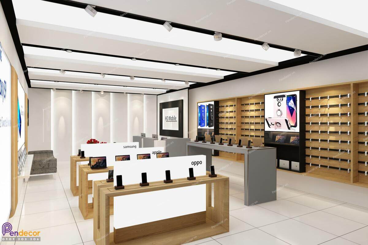 Thiết kế Shop Điện Thoại HD Mobile