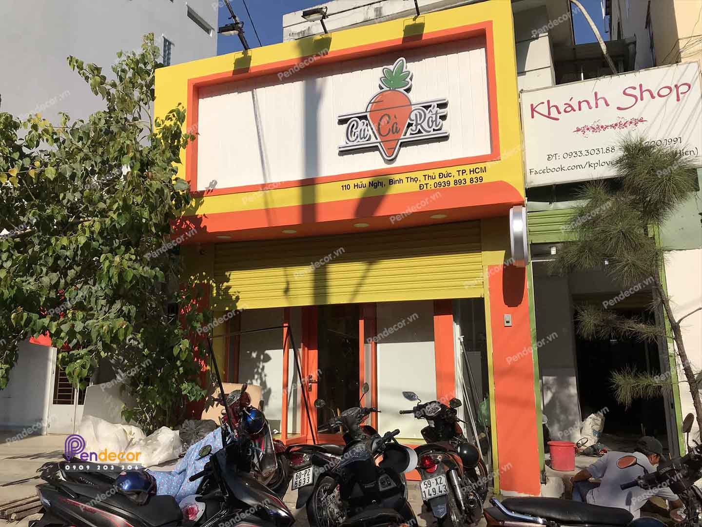 Thi Công Shop Thời Trang Nữ Củ Cà Rốt - Thủ Đức