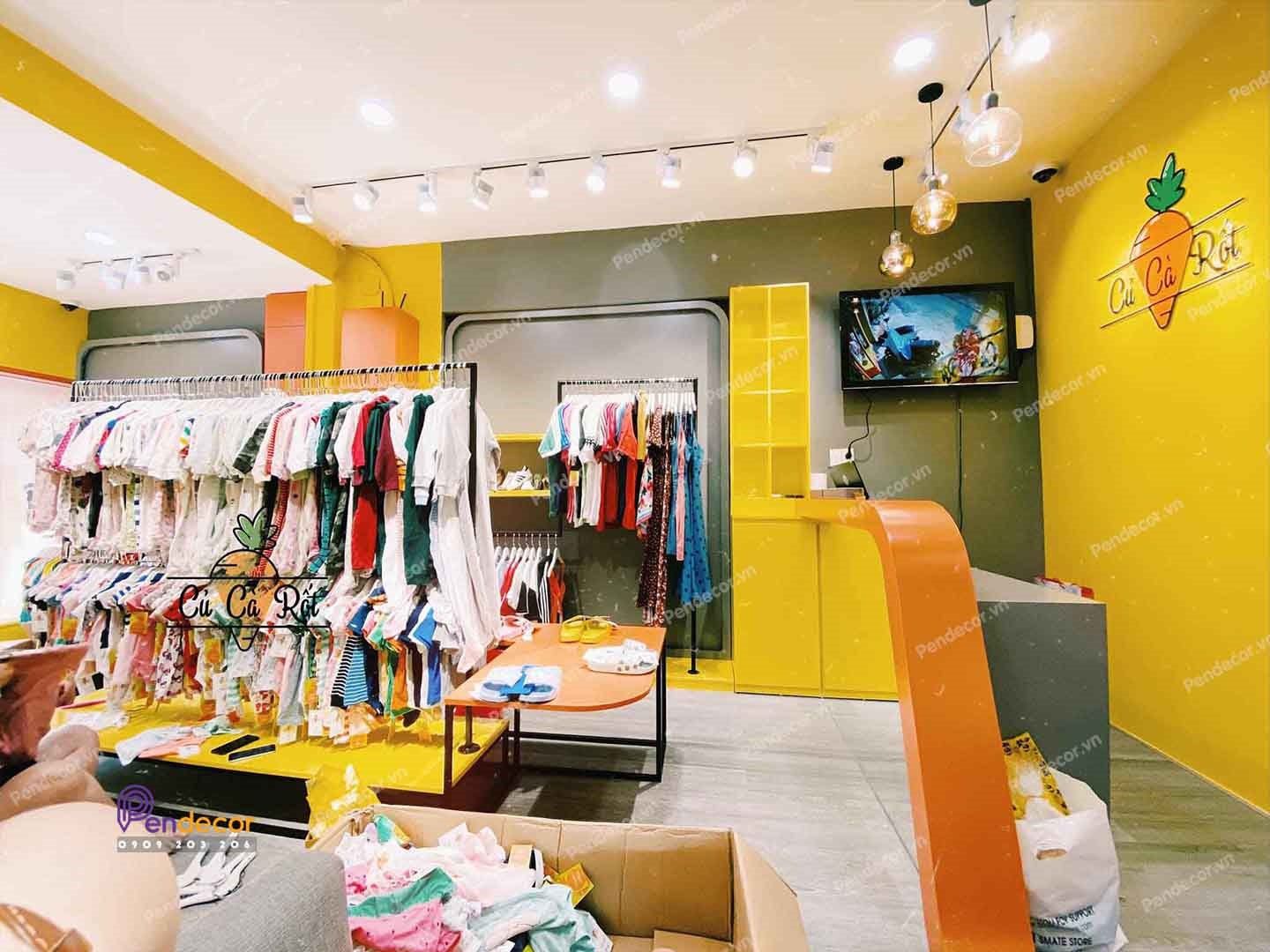 Thi Công Shop Thời Trang Nữ Củ Cà Rốt - Thủ Đức