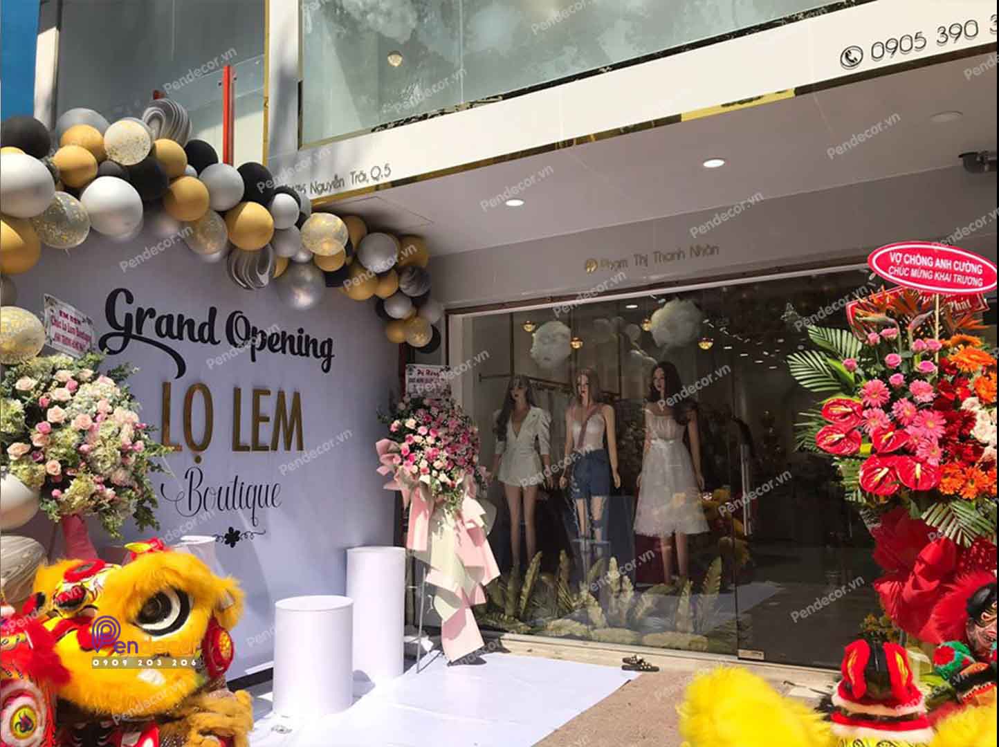 Thi Công Shop Thời Trang Nữ Lọ Lem Boutique Q5