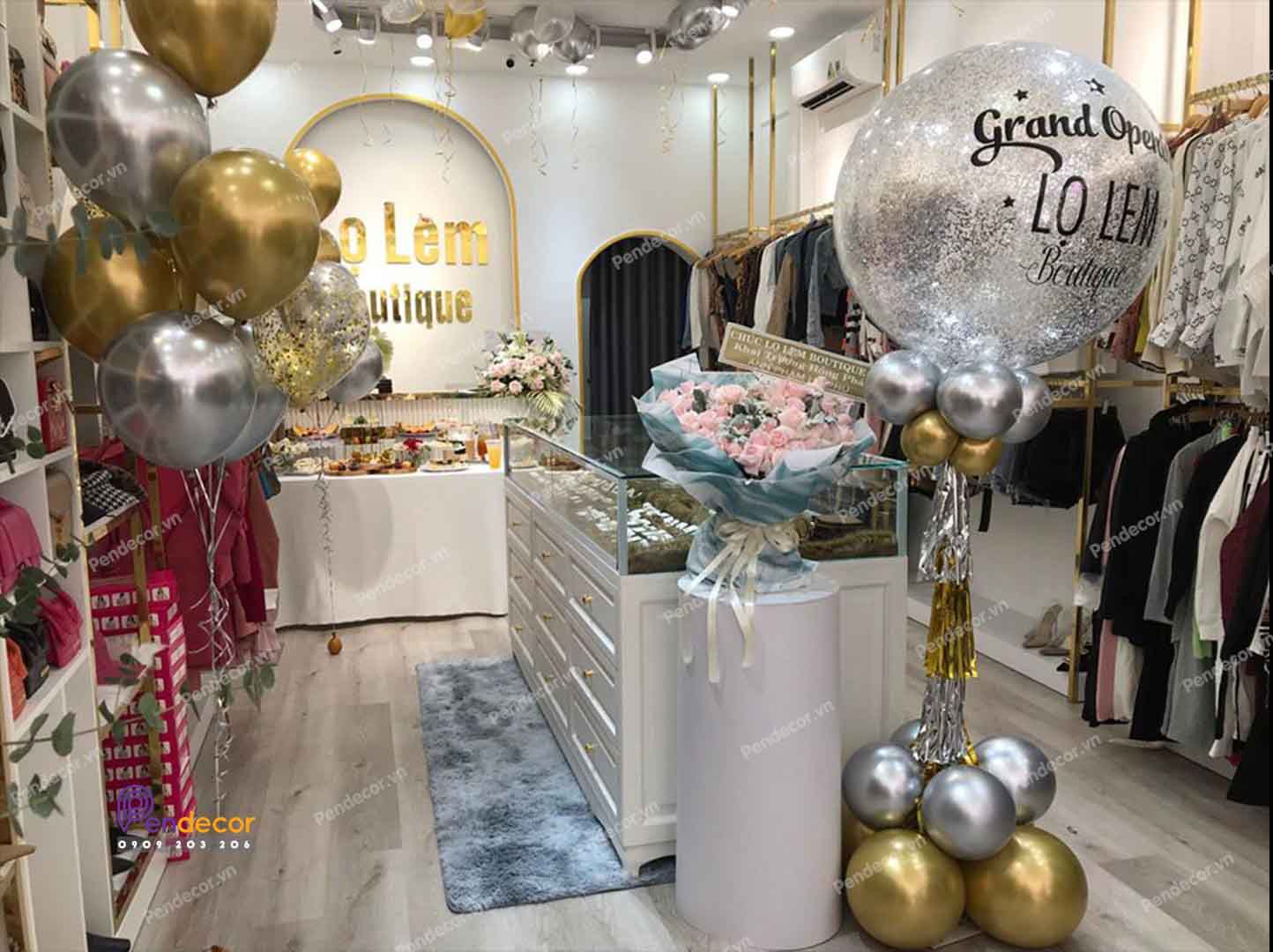 Thi Công Shop Thời Trang Nữ Lọ Lem Boutique Q5