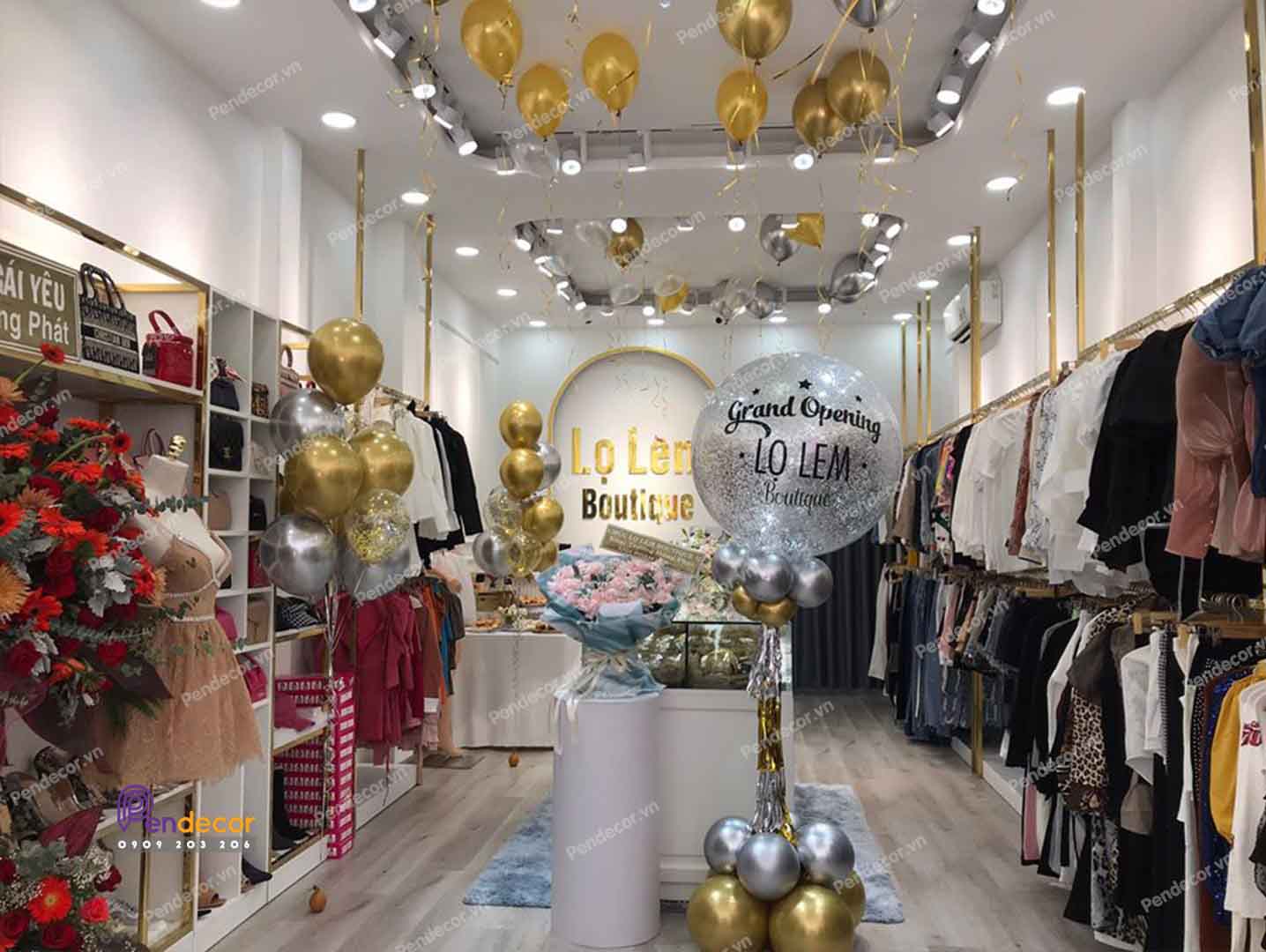 Thi Công Shop Thời Trang Nữ Lọ Lem Boutique Q5