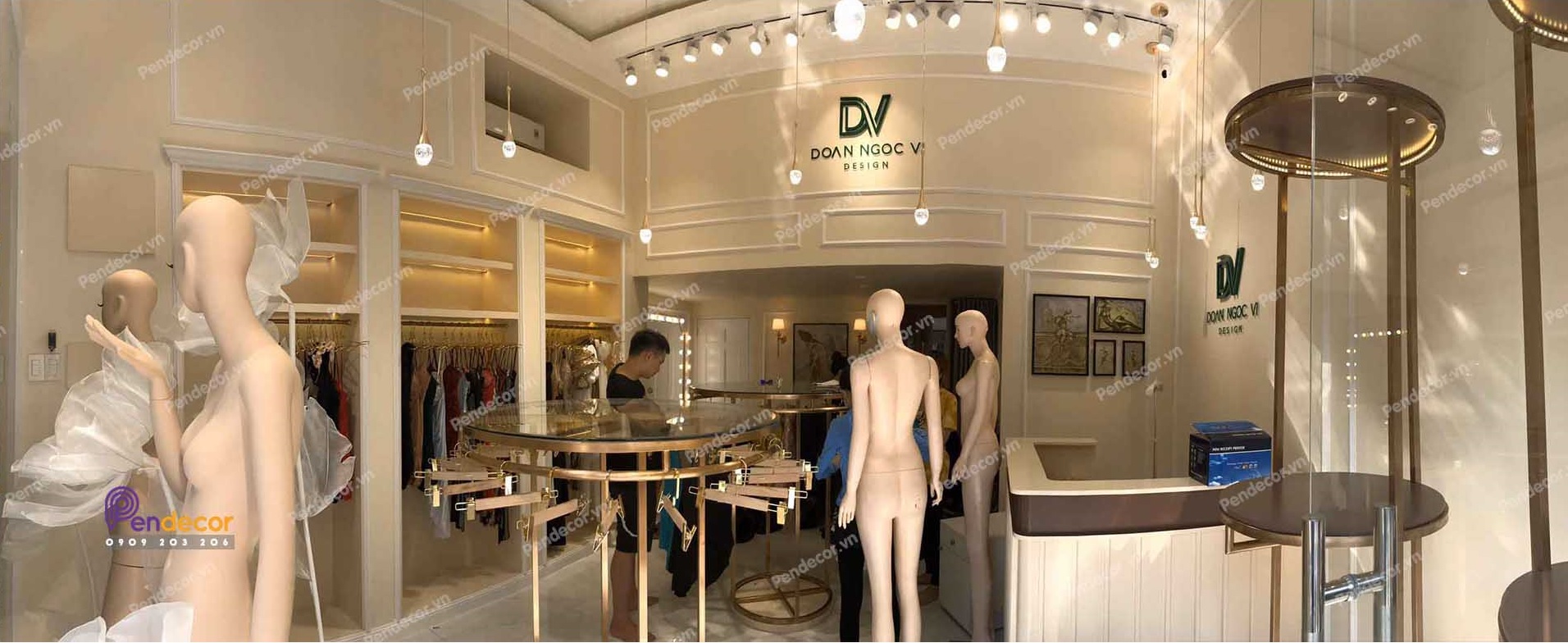 Thi Công Shop Thời Trang Nữ Đoàn Ngọc Vi - Quận 3