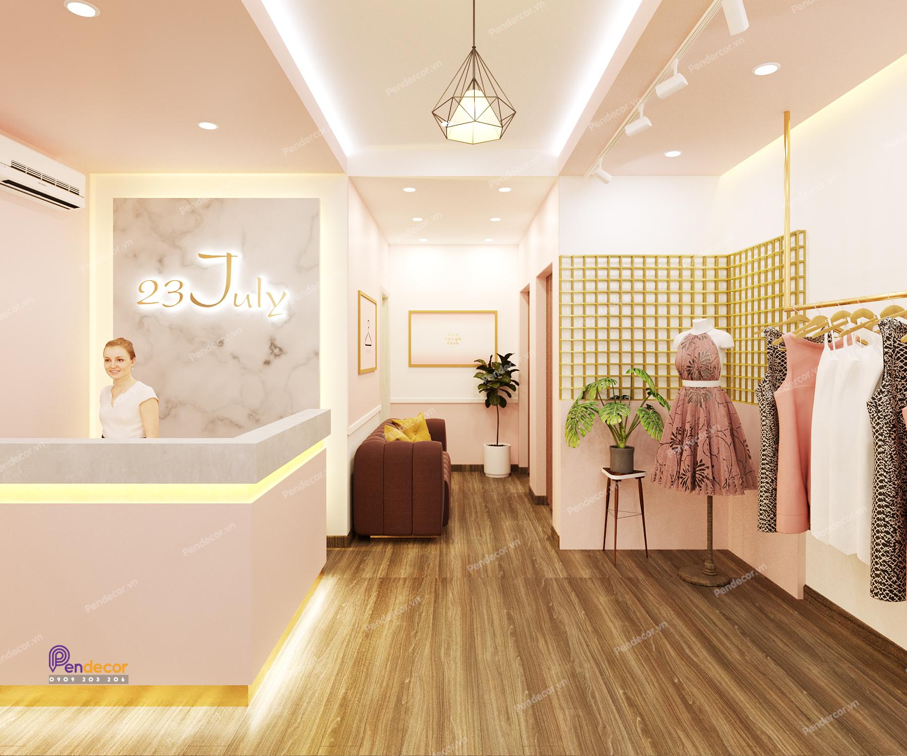 Thiết Kế Shop Thời Trang Nữ 23 JuLy - Quận 9