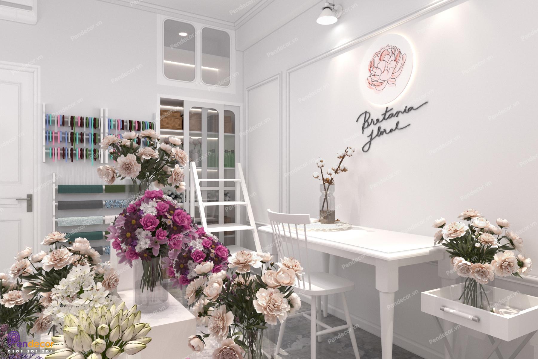 Thiết kế Shop Hoa BRETANIA FLORAL