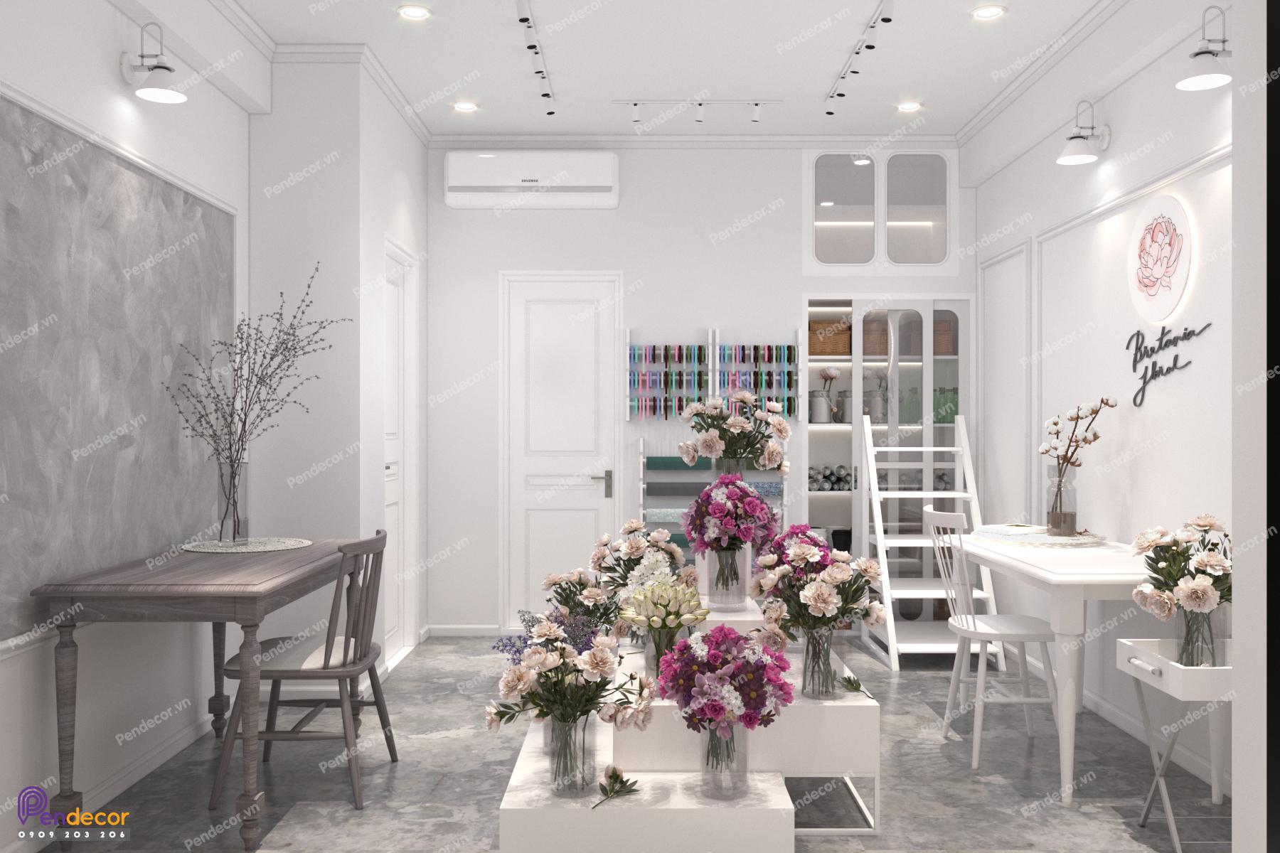 Thiết kế Shop Hoa BRETANIA FLORAL