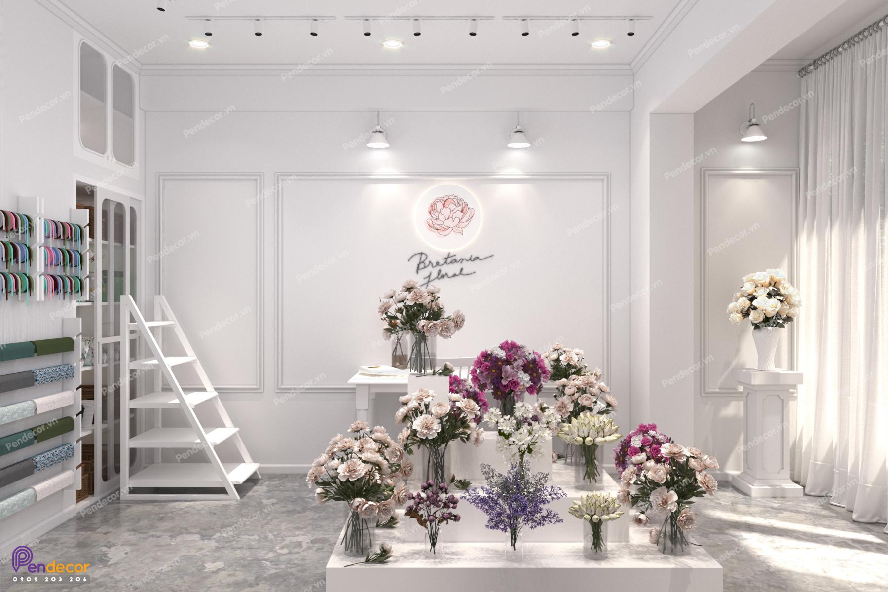 Thiết kế Shop Hoa BRETANIA FLORAL