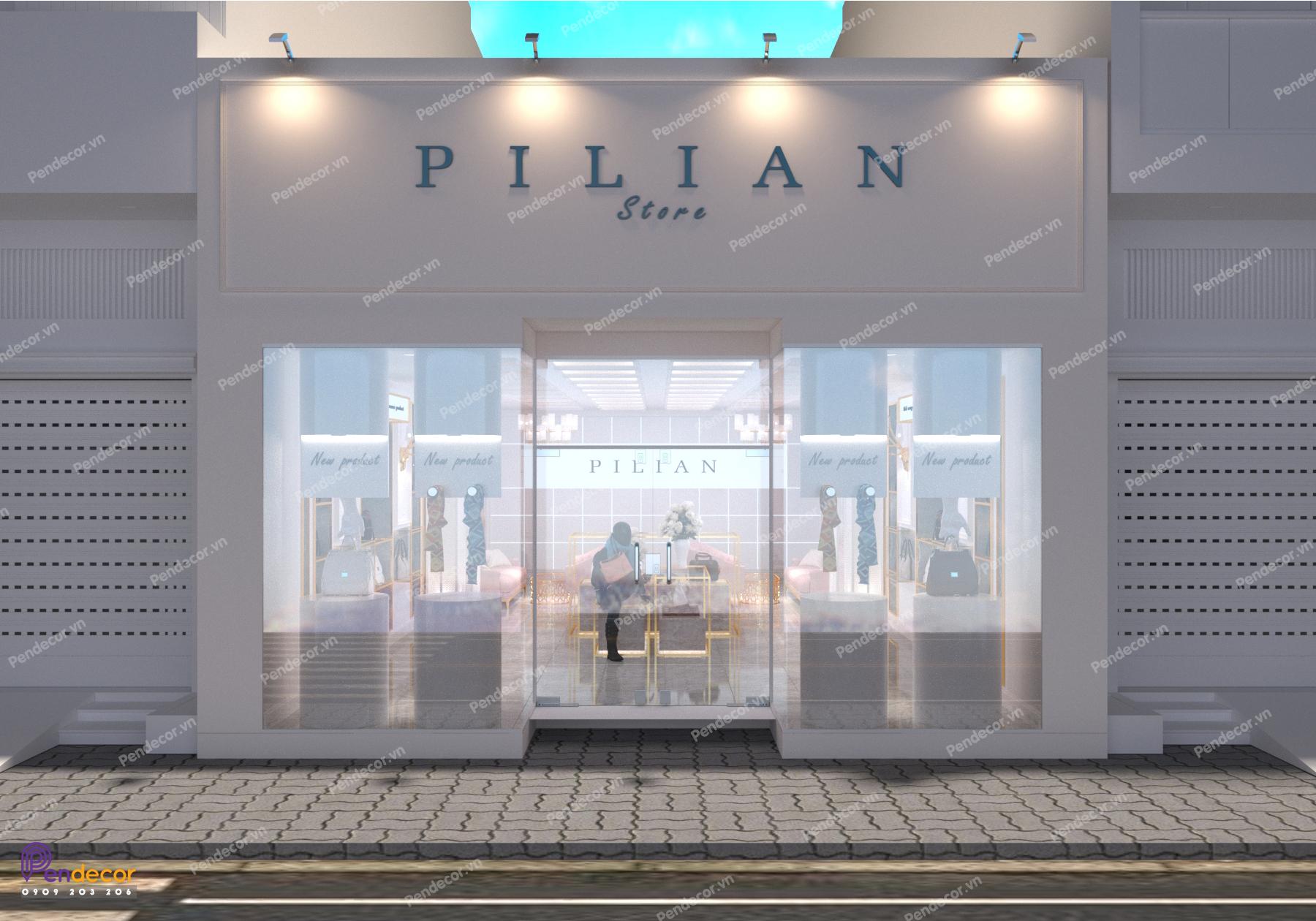 Thiết kế Shop phụ kiện PILIAN Store