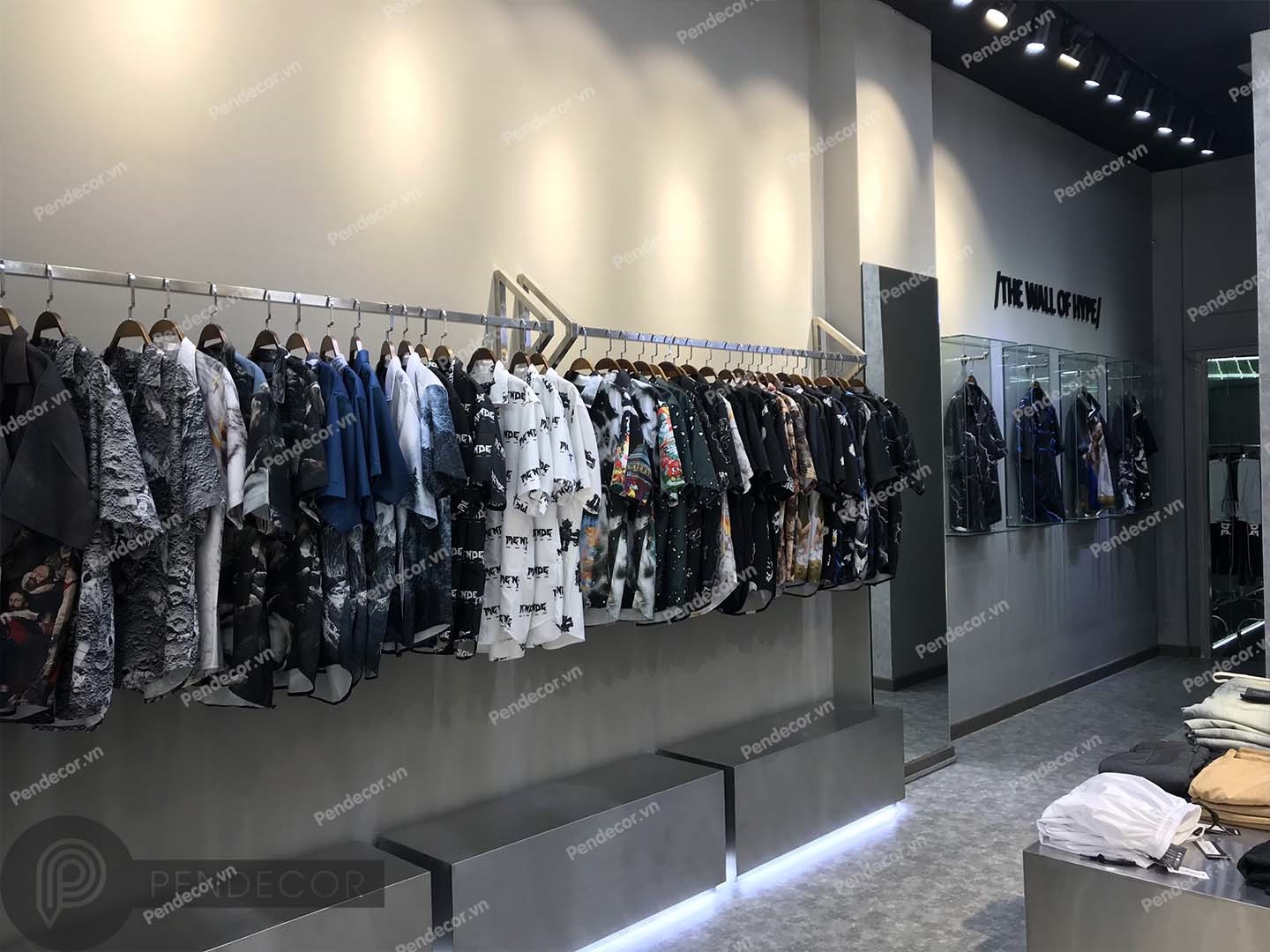 Thi Công Shop Thời Trang Nam MENDE Quận 10