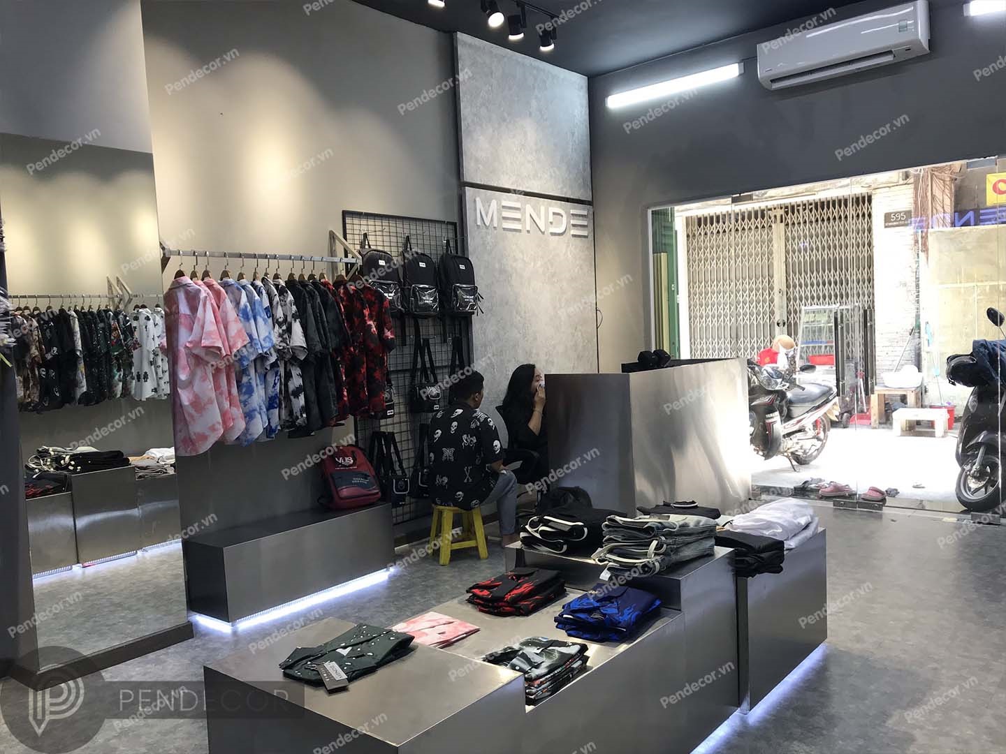 Thi Công Shop Thời Trang Nam MENDE Quận 10