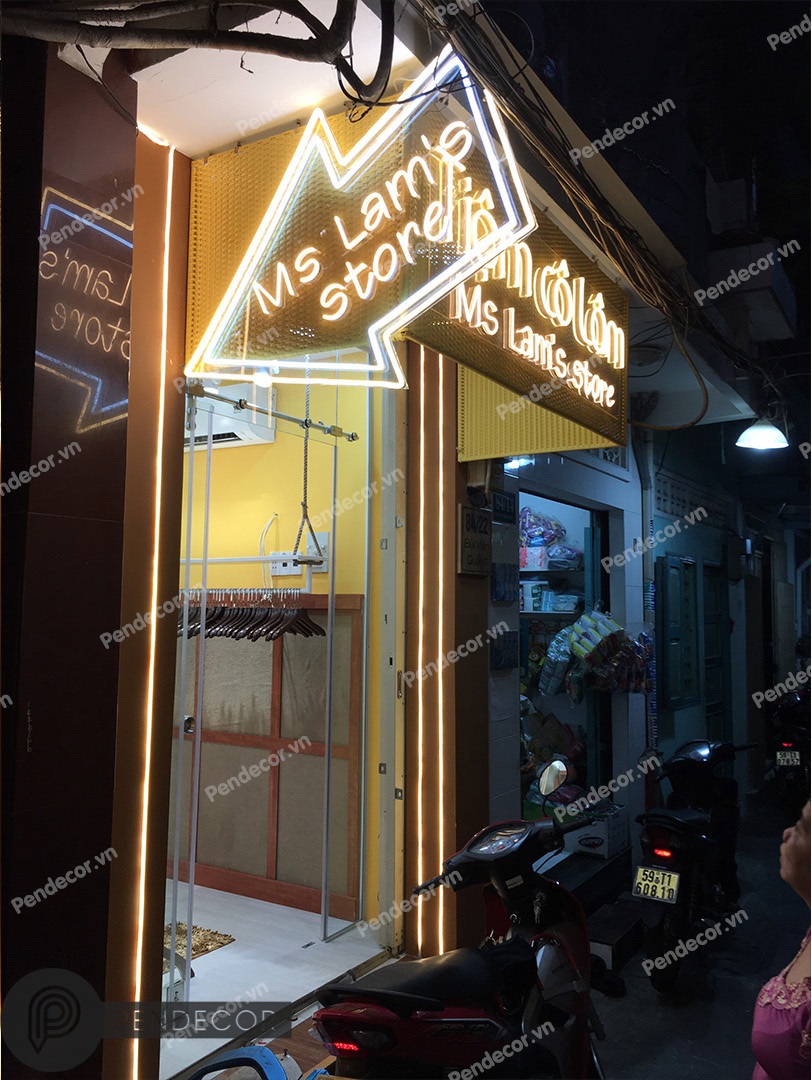Thi công Shop thời trang nữ Tiệm Cô Lâm - Quận 1