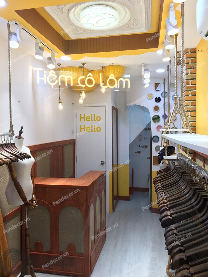 Thi công Shop thời trang nữ Tiệm Cô Lâm - Quận 1