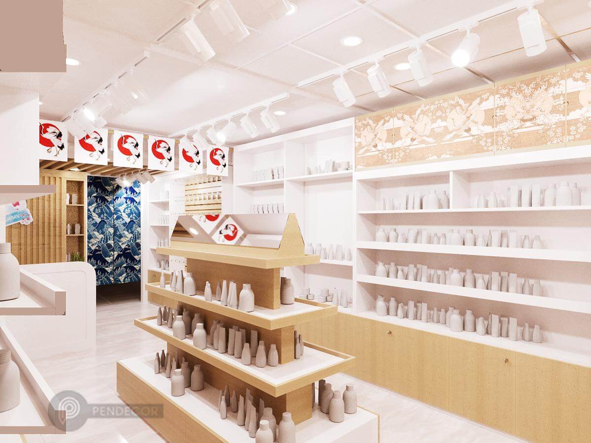 Thiết Kế Shop Đồ Gia Dụng Thảo Japan