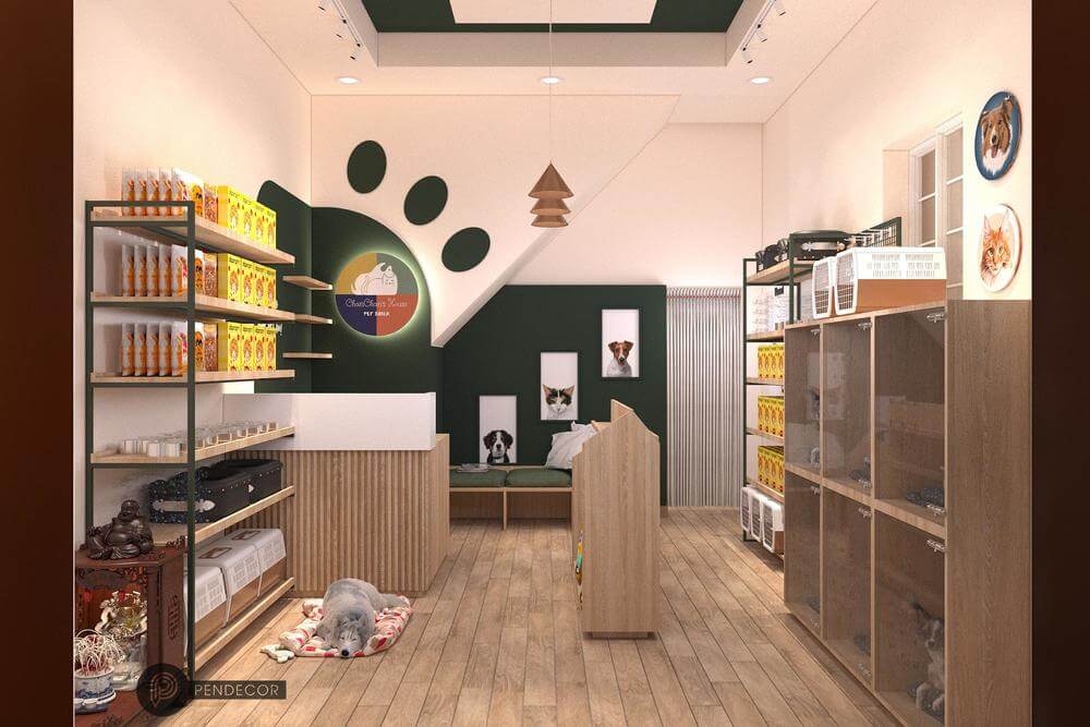 Thiết Kế Tiệm Pet Shop