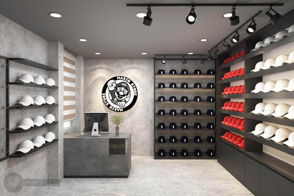Thiết Kế Shop Phụ Kiện Mario Store