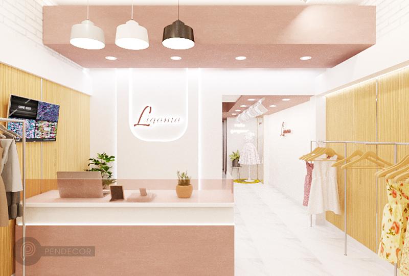 Thiết Kế Shop Thời trang Nữ Ligam