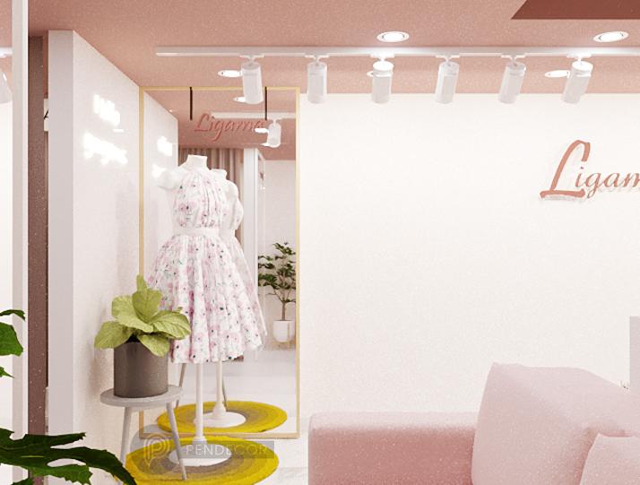 Thiết Kế Shop Thời trang Nữ Ligam