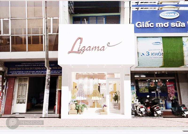Thiết Kế Shop Thời trang Nữ Ligam