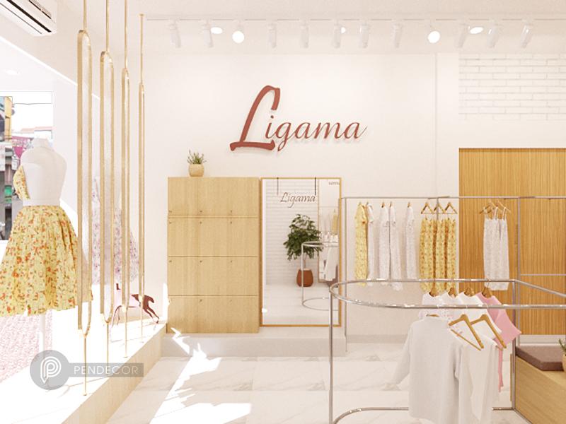 Thiết Kế Shop Thời trang Nữ Ligam