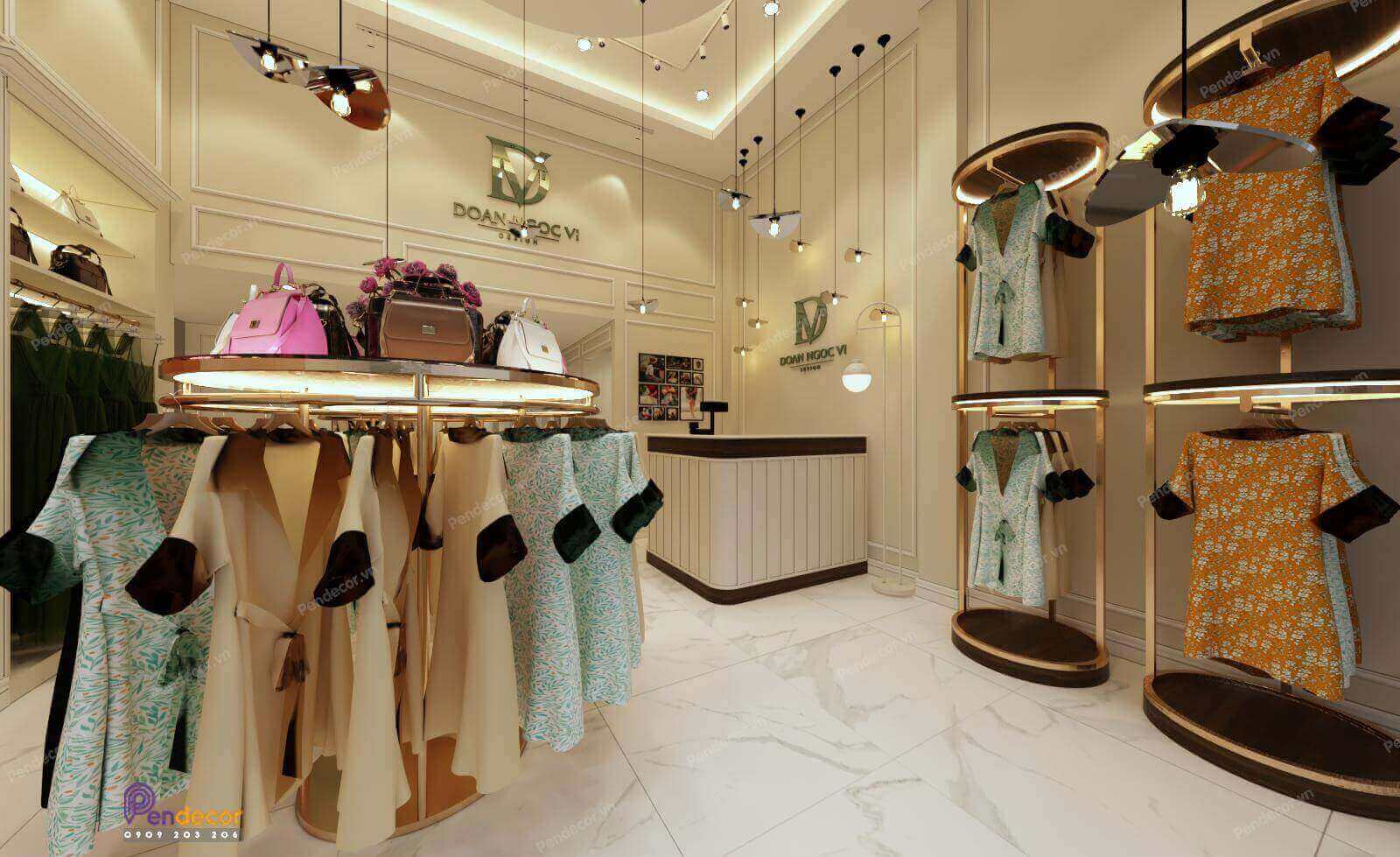 Cách bài trí trang phục cho shop đậm chất vintage