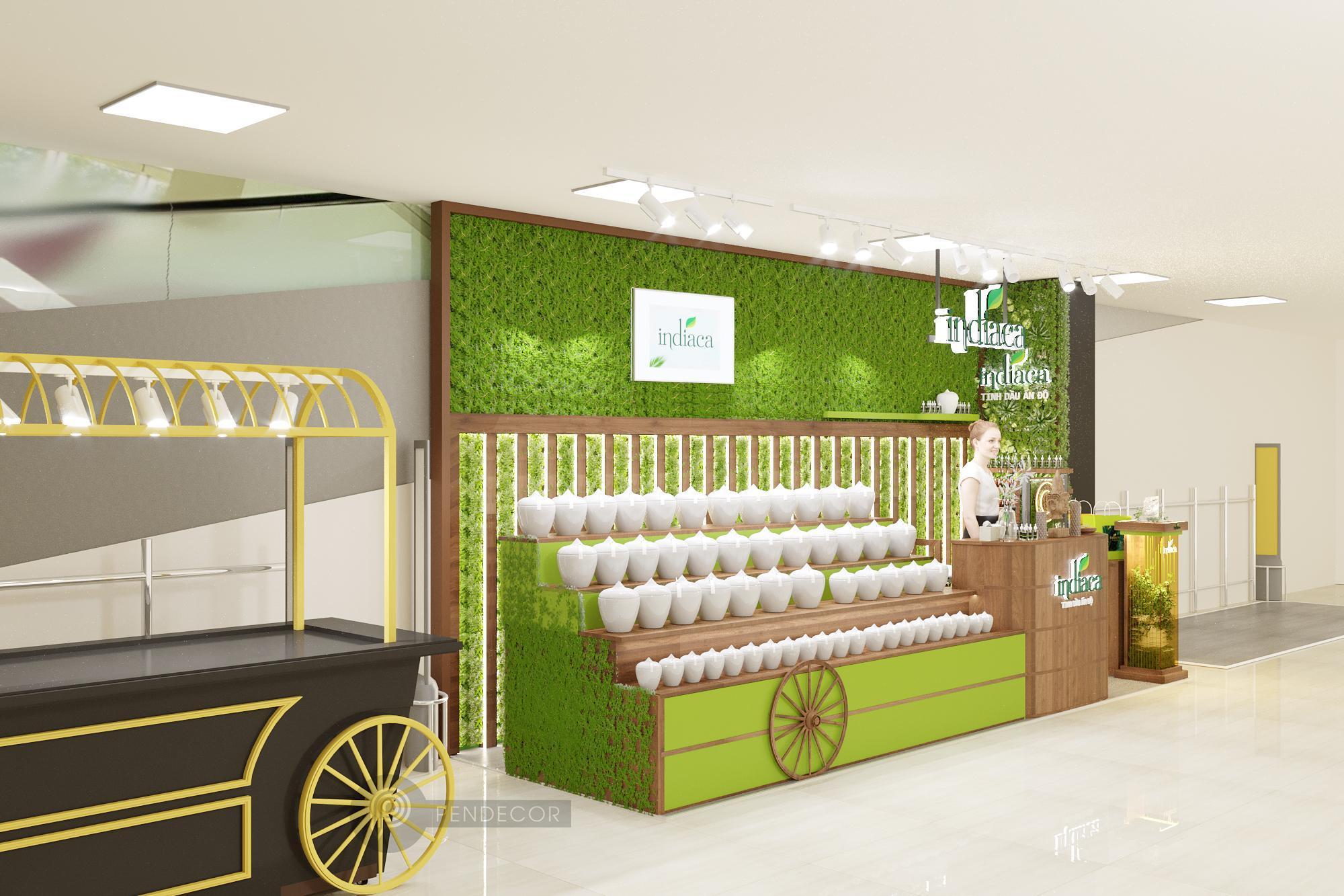 Thiết Kế Chuỗi Cửa Hàng Tinh Dầu Indiaca