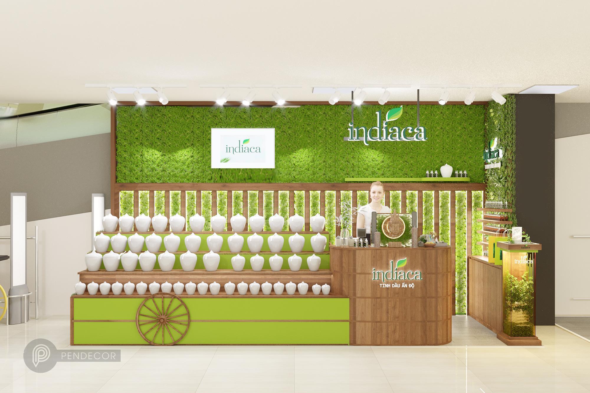 Thiết Kế Chuỗi Cửa Hàng Tinh Dầu Indiaca