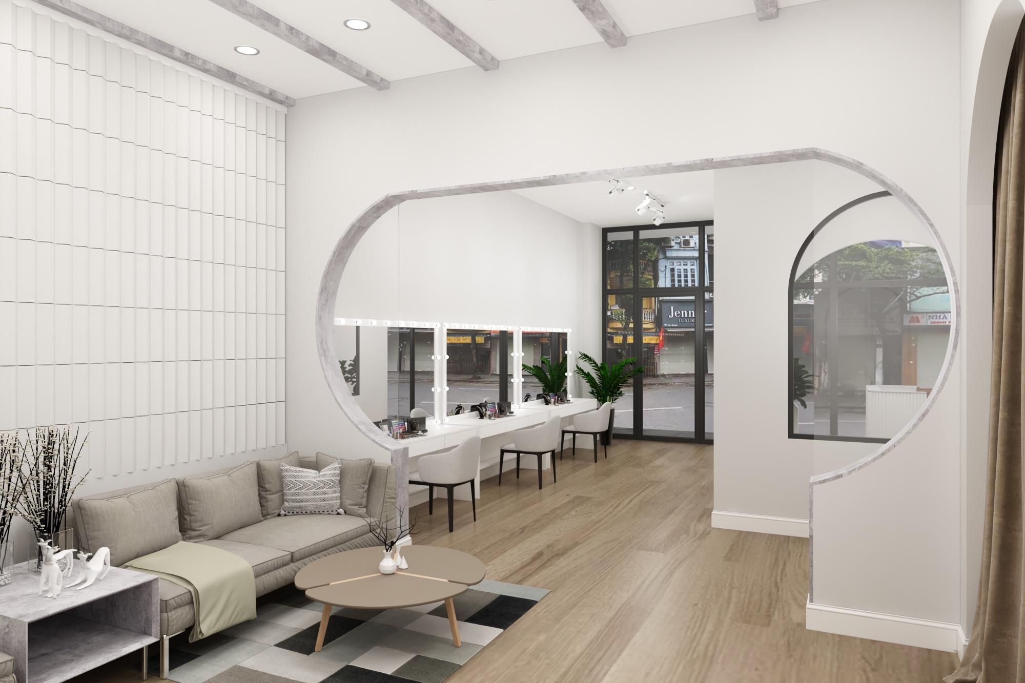 Thiết kế shop Spa Make Up Studio của chị ChouLe