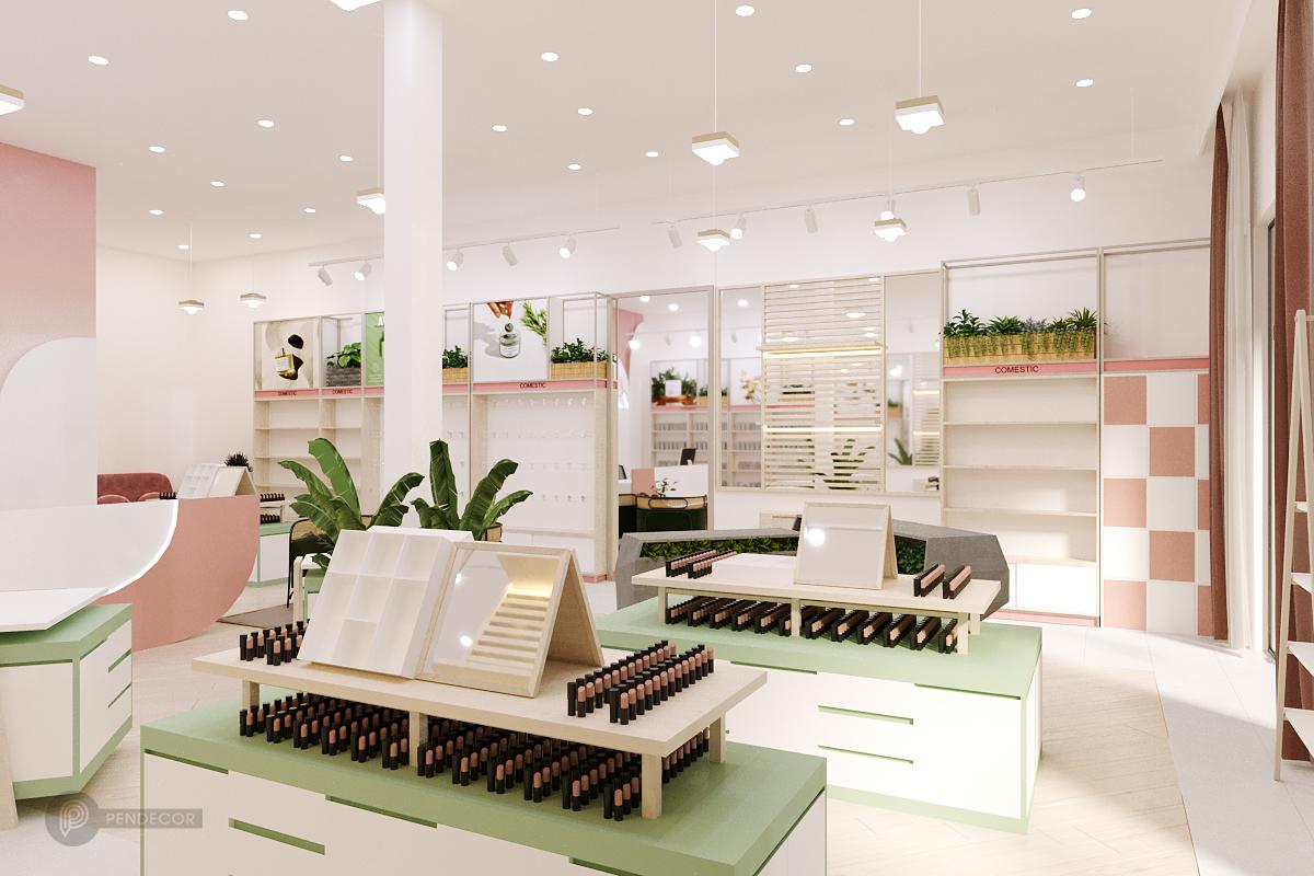 Thiết Kế Shop Mỹ Phẩm Daisy Bloom