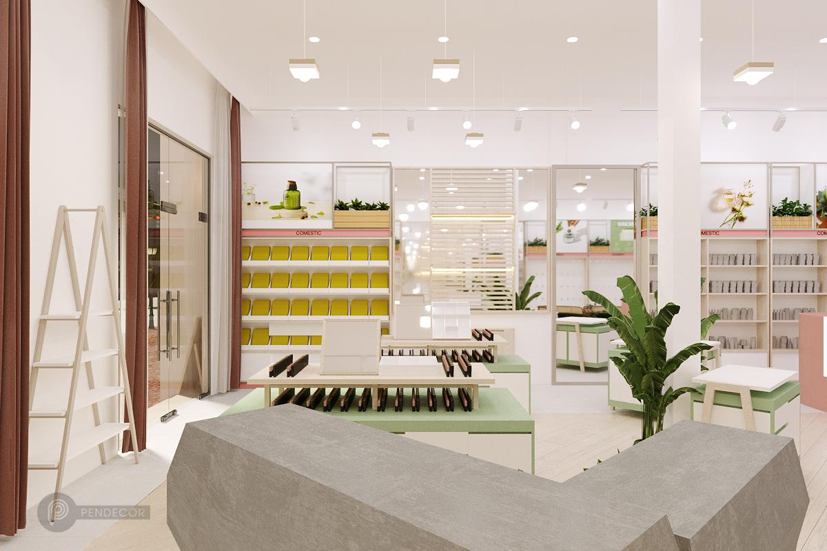 Thiết Kế Shop Mỹ Phẩm Daisy Bloom