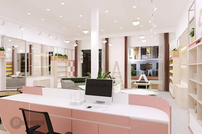 Thiết Kế Shop Mỹ Phẩm Daisy Bloom