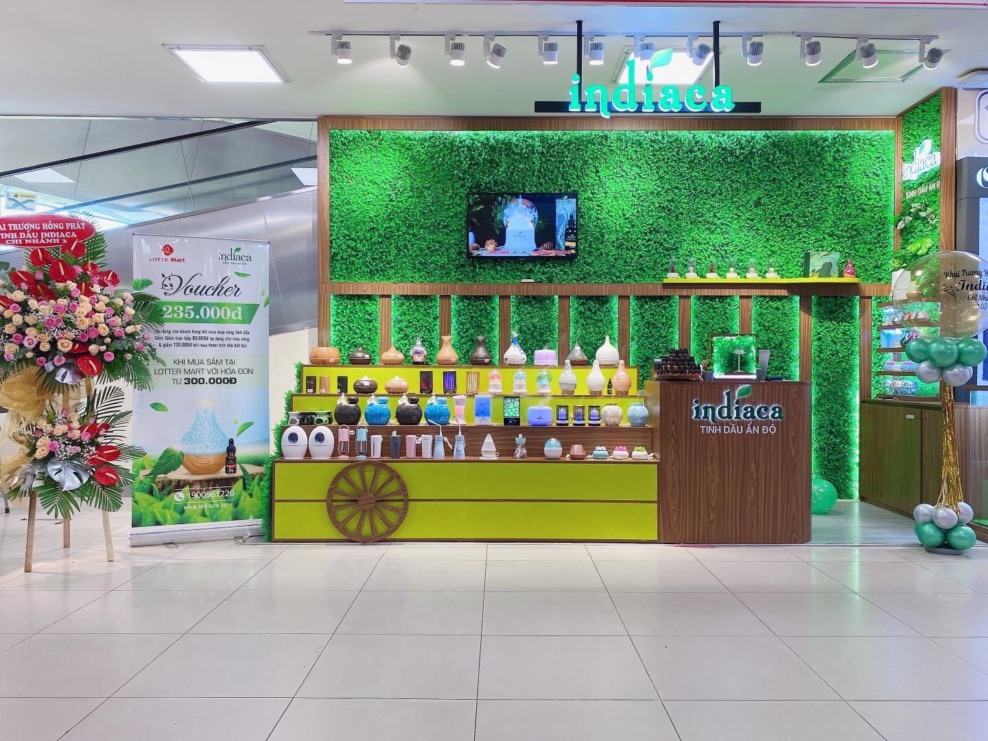Thiết Kế Chuỗi Cửa Hàng Tinh Dầu Indiaca