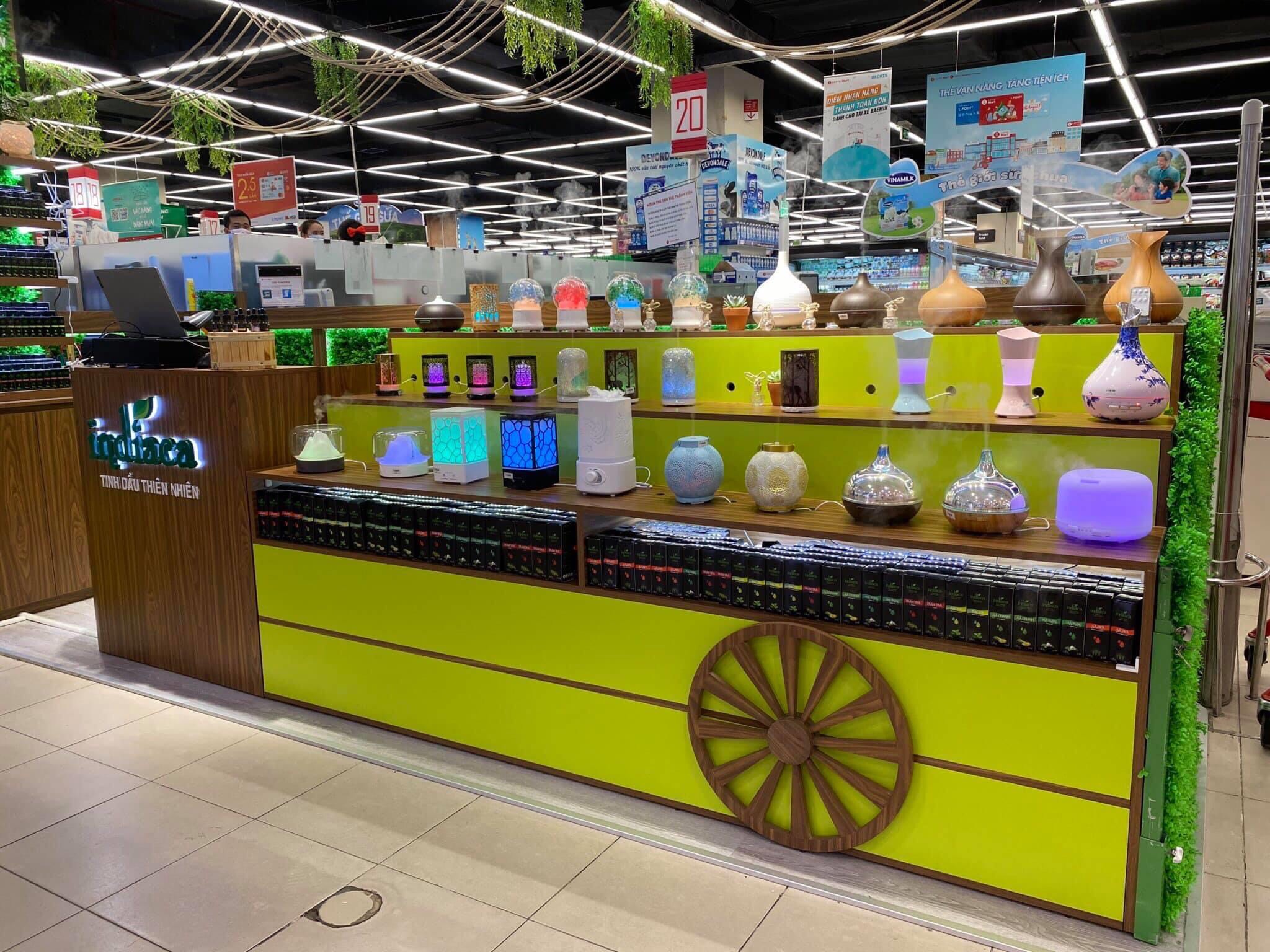 Thiết Kế Chuỗi Cửa Hàng Tinh Dầu Indiaca