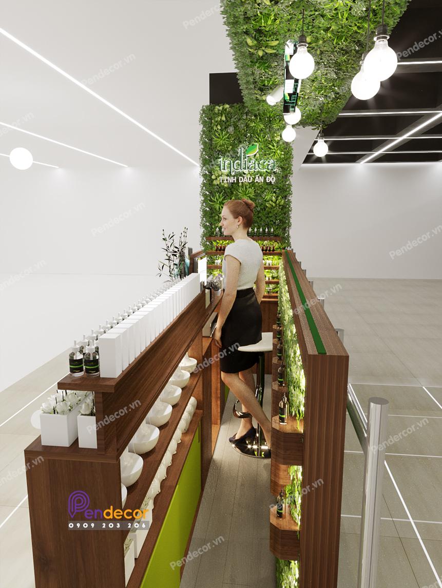 Thiết Kế Chuỗi Cửa Hàng Tinh Dầu Indiaca