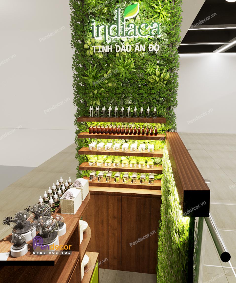 Thiết Kế Chuỗi Cửa Hàng Tinh Dầu Indiaca
