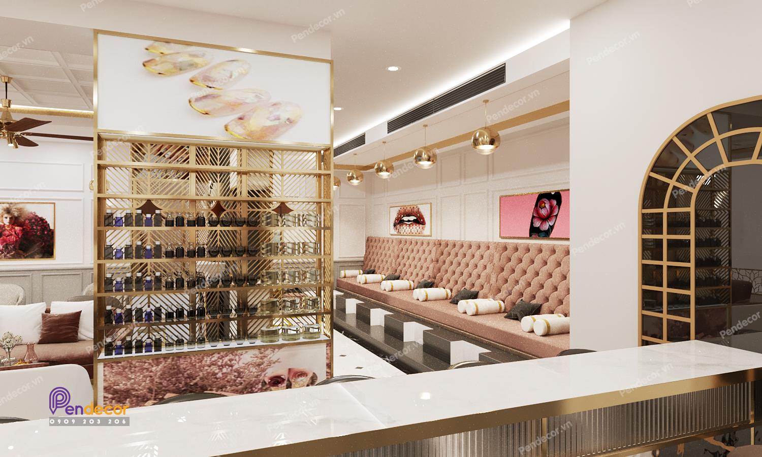 Thiết Kế Shop Luxury Nail Salon