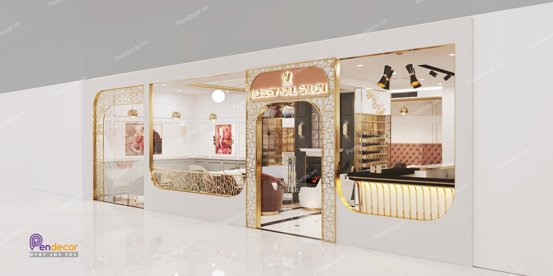 Thiết Kế Shop Luxury Nail Salon