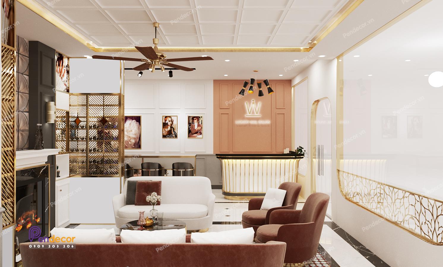 Thiết Kế Shop Luxury Nail Salon