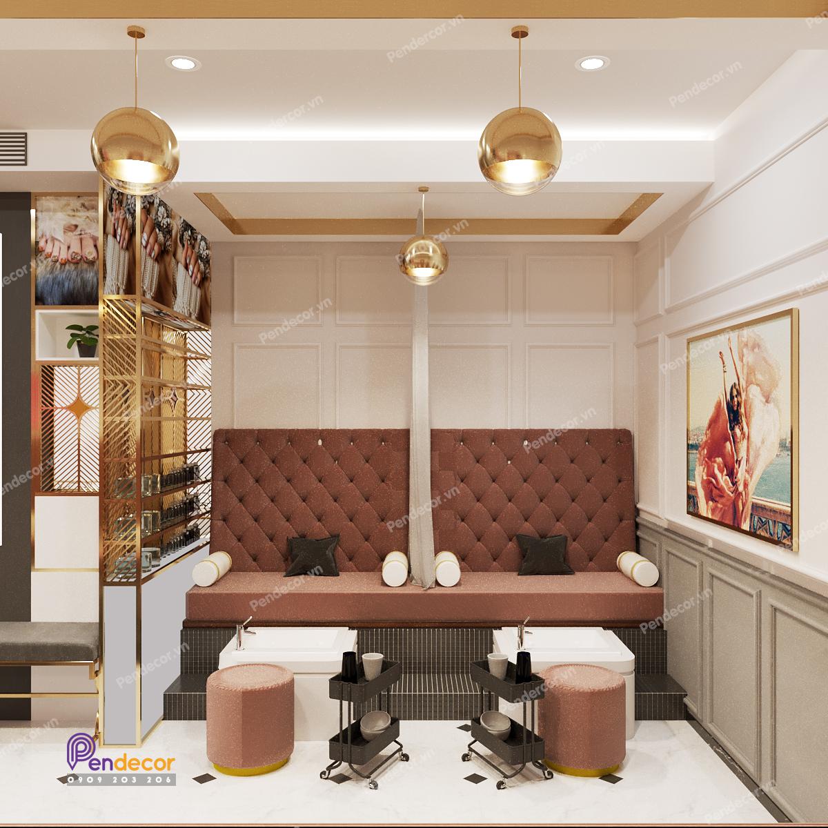 Thiết Kế Shop Luxury Nail Salon