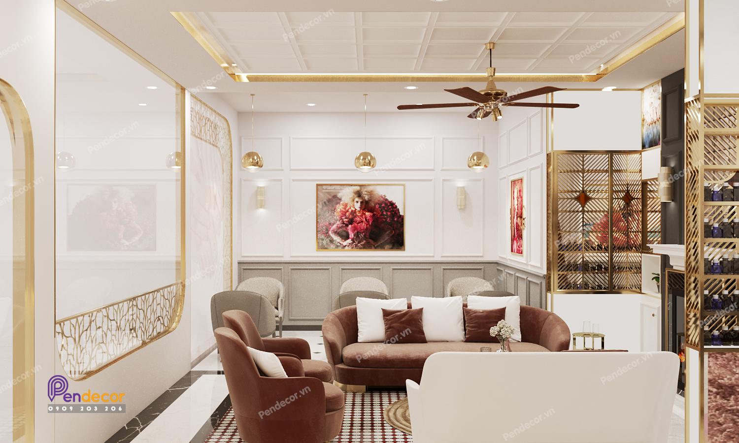 Thiết Kế Shop Luxury Nail Salon