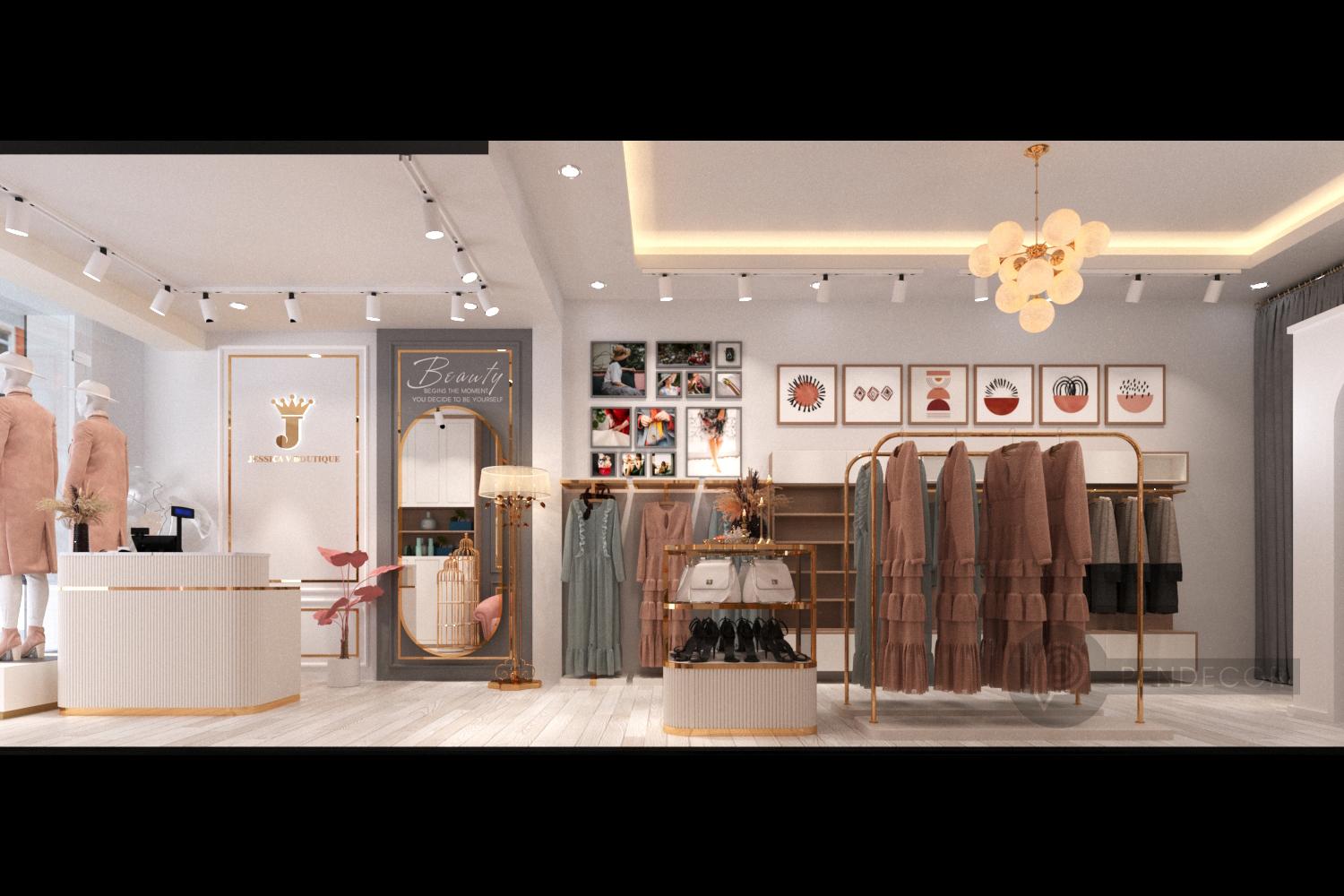 Thiết Kế Shop Thời Trang Nữ Jessica Boutique