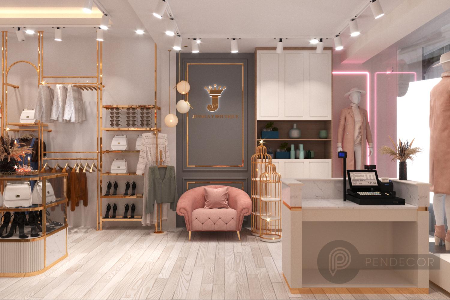 Thiết Kế Shop Thời Trang Nữ Jessica Boutique