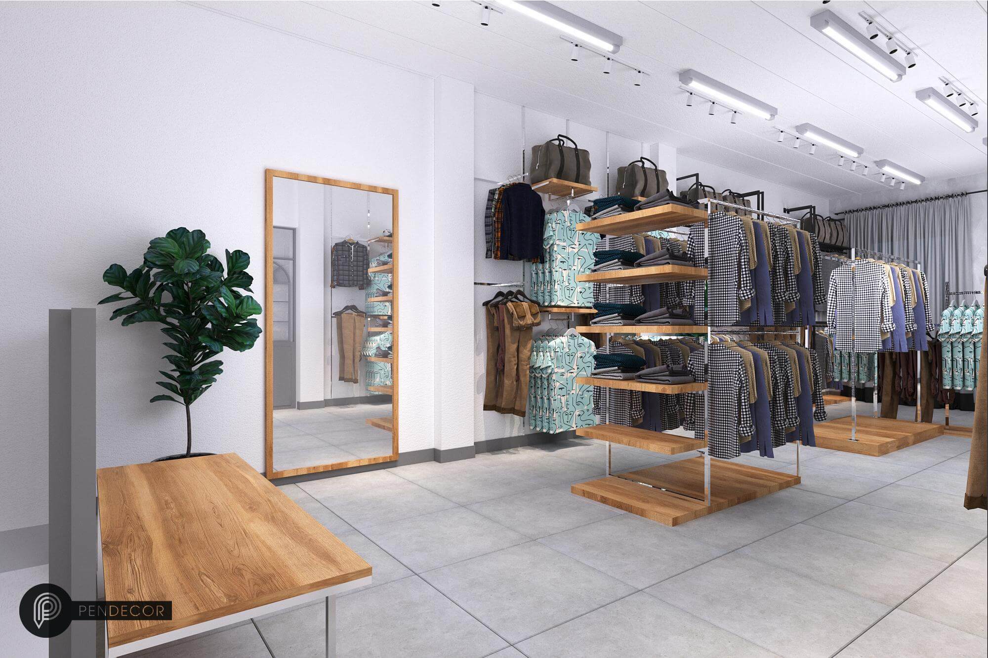 Thiết kế Shop Thời Trang Nam T3L Menswear