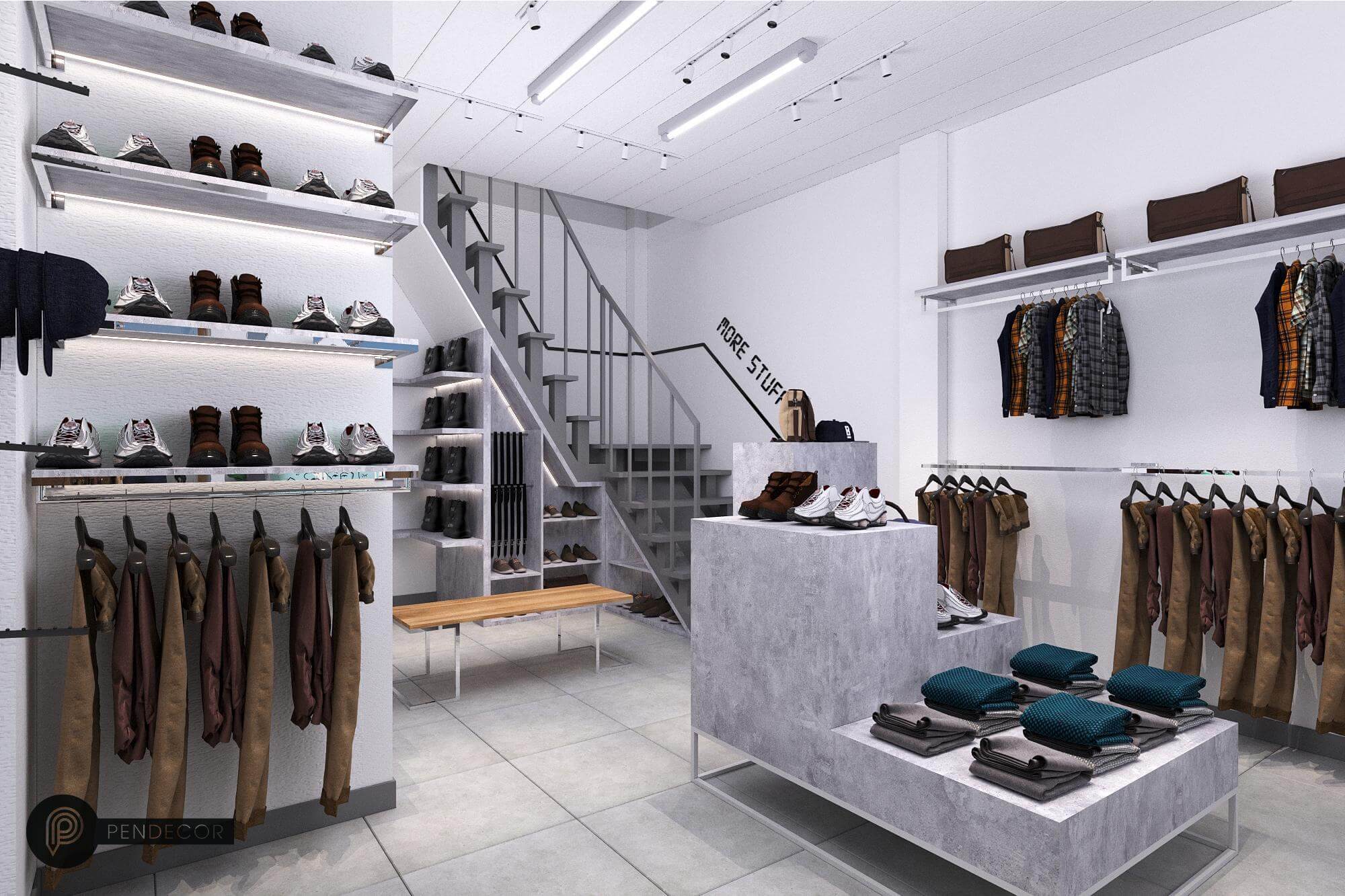 Thiết kế Shop Thời Trang Nam T3L Menswear